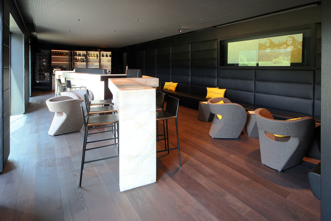 Lobby bar of the MIURA Hotel in Čeladná