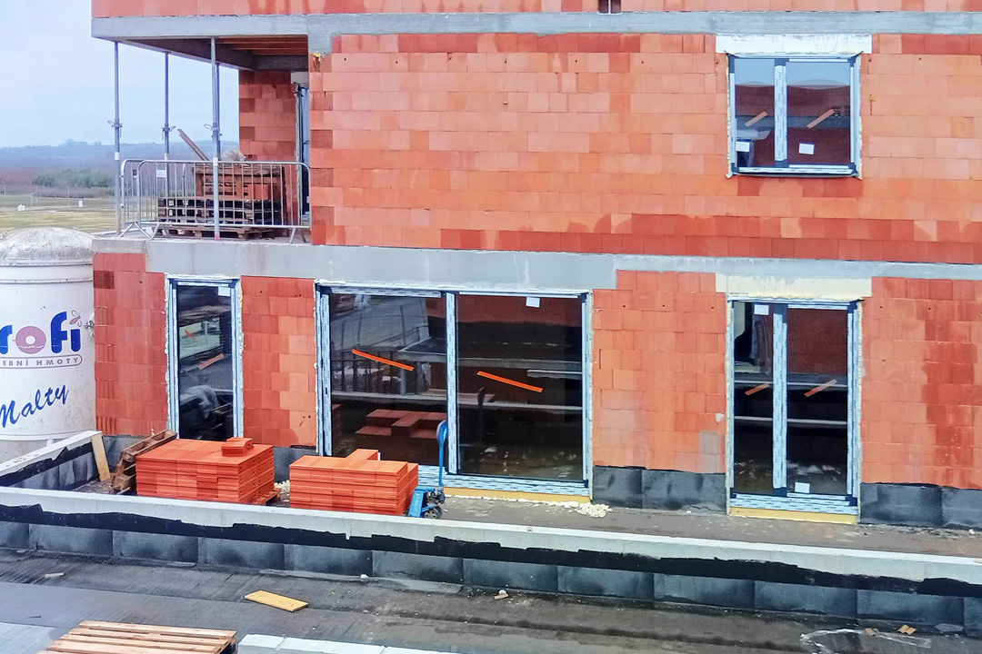 Apartment buildings in Holešov