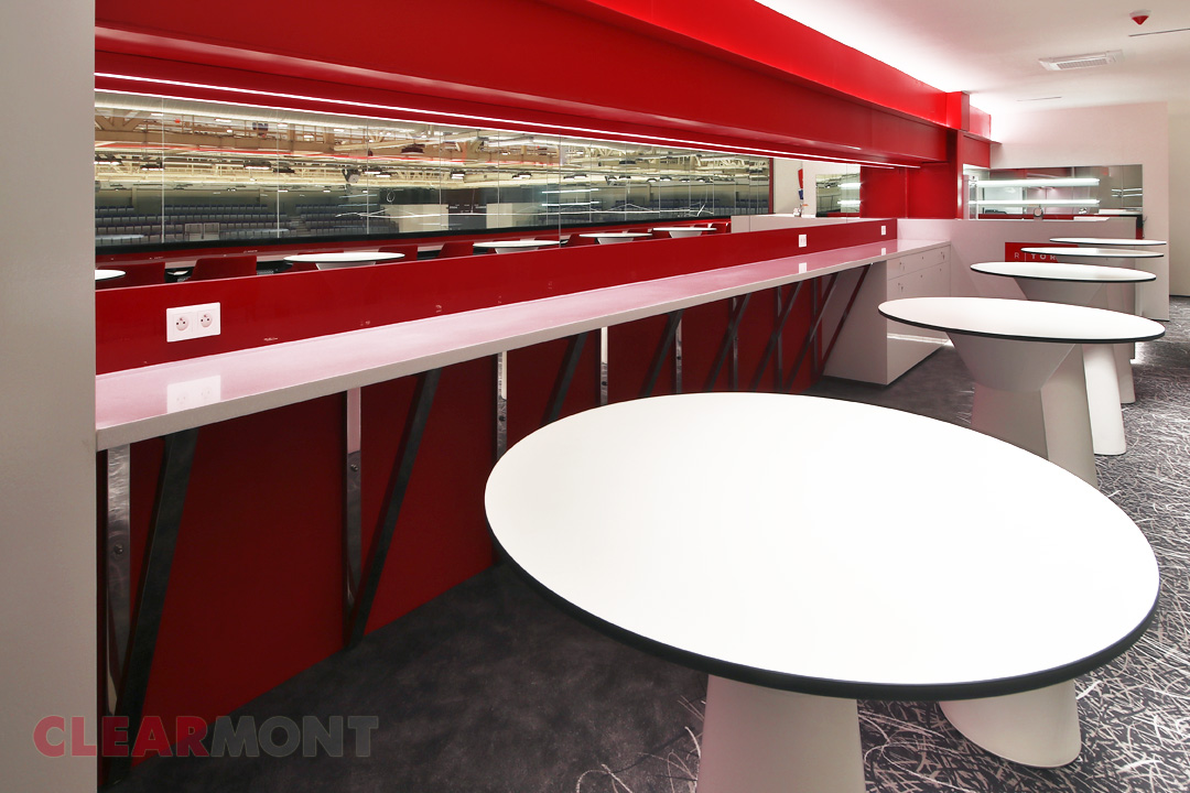 VIP zóna RT Torax aréna interiér