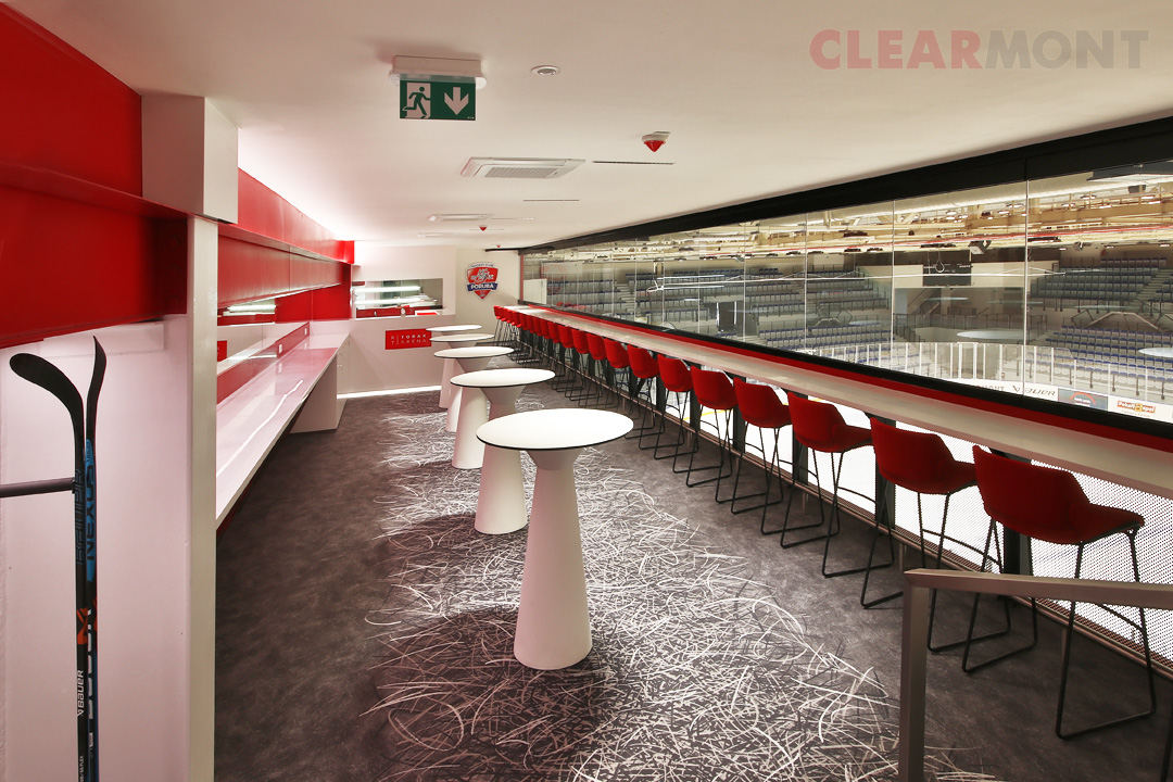 VIP zóna RT Torax aréna interiér